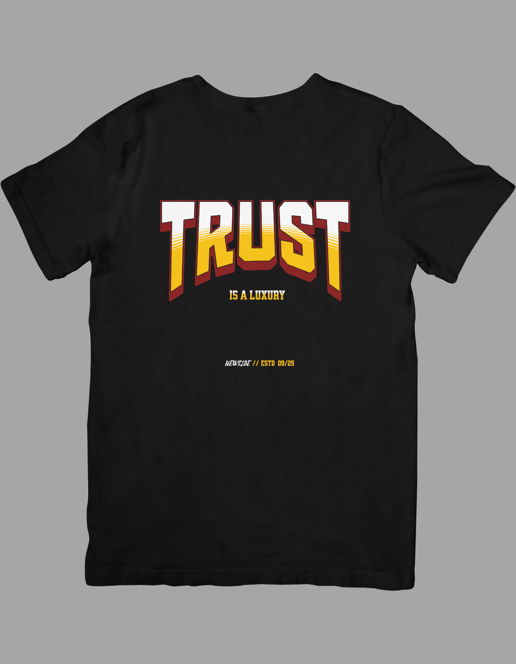 Trust is a Luxury Structured Oversized T-Shirt
