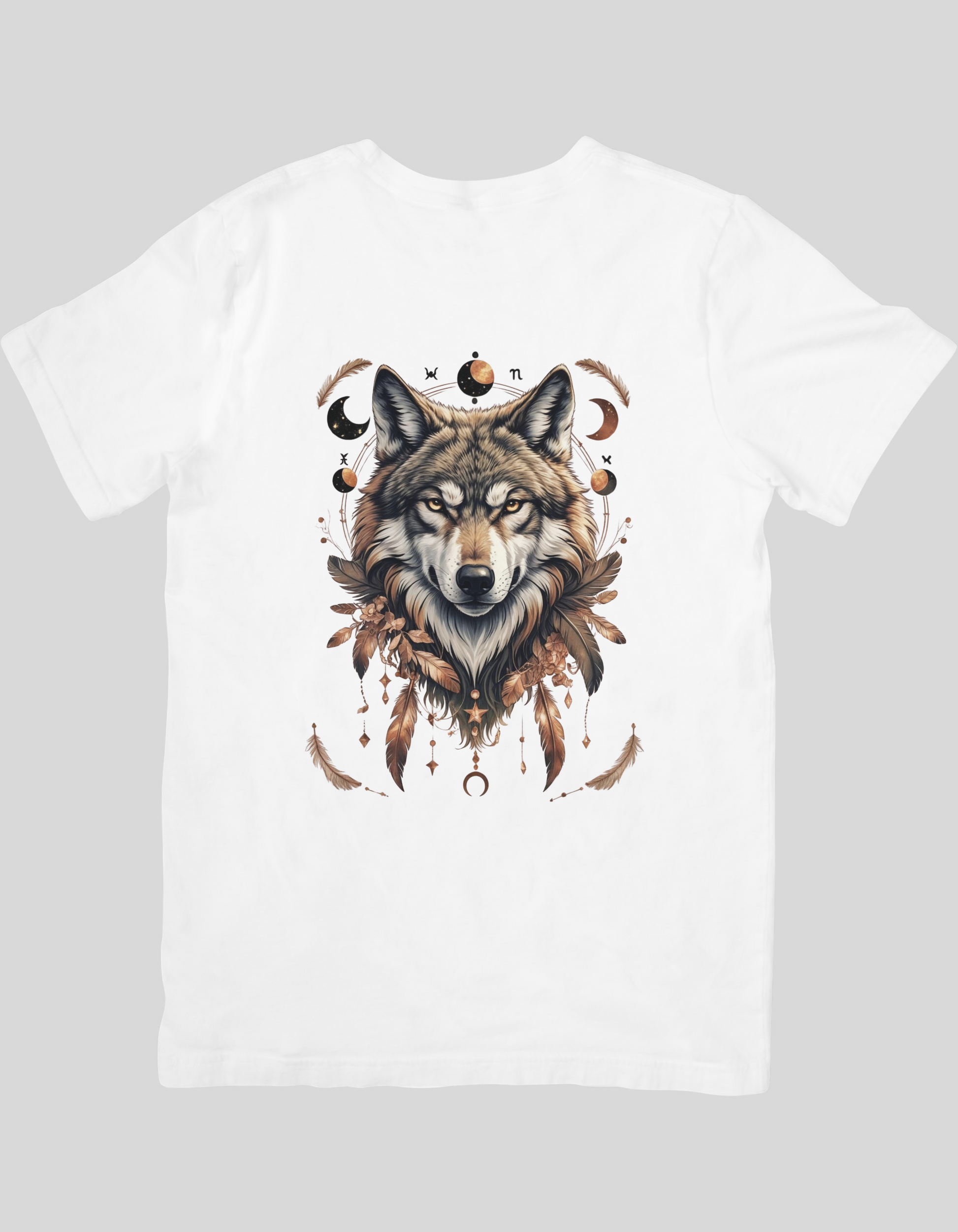 Vintage Wolf Oversized T-Shirt