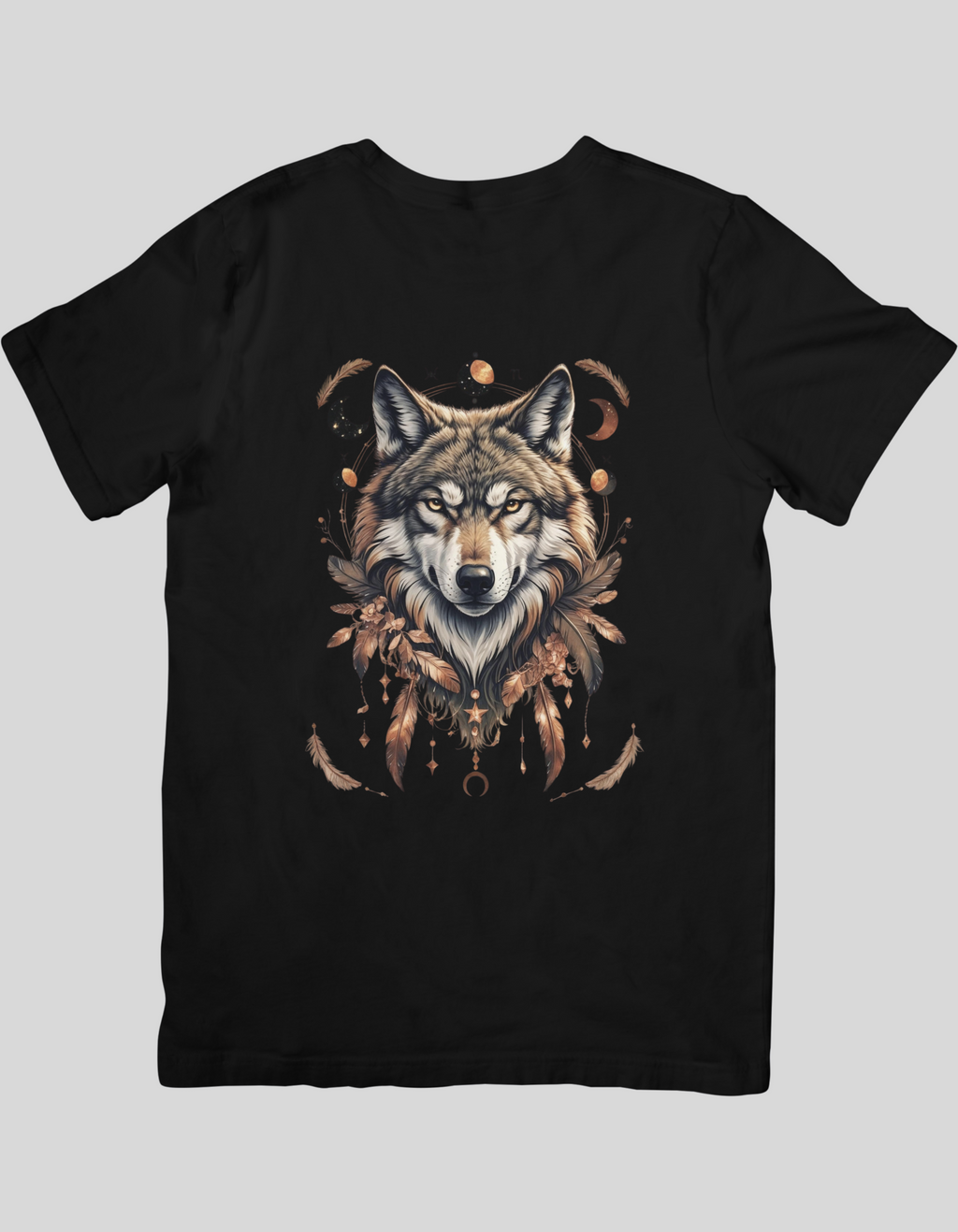 Vintage Wolf Oversized T-Shirt
