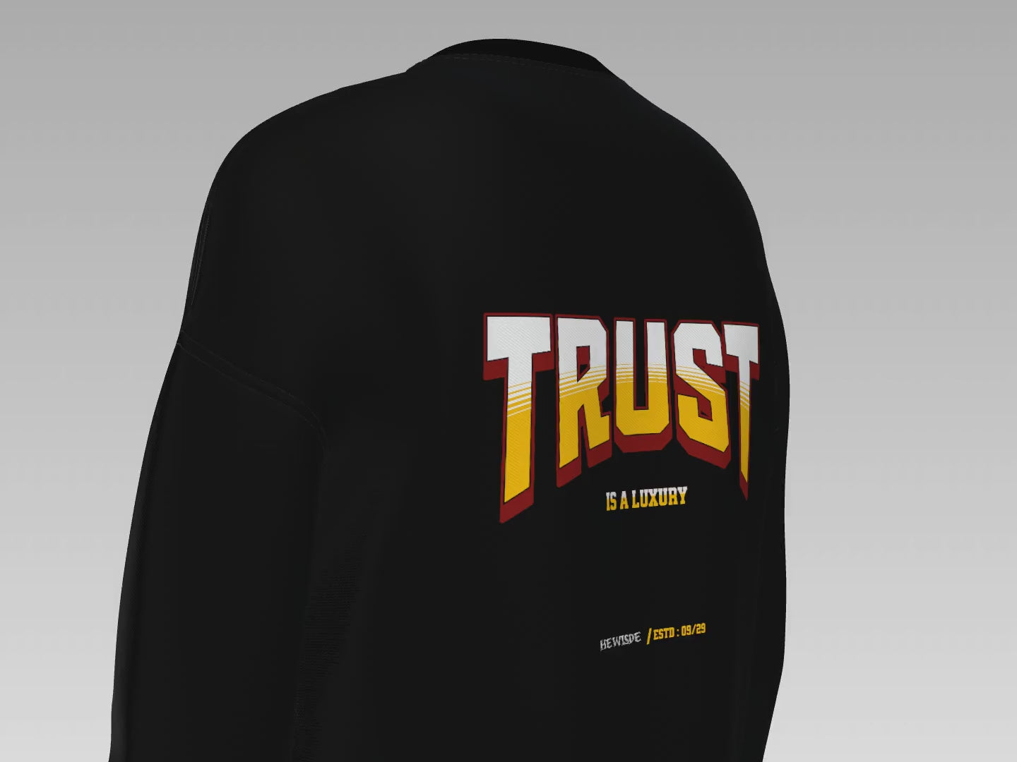 Trust is a Luxury Oversized Sweatshirt