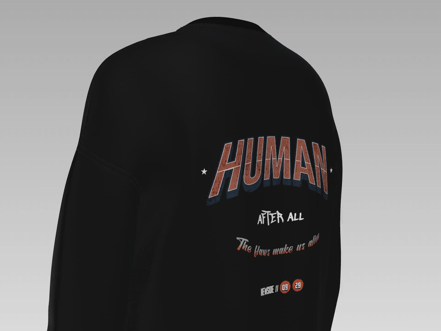 Human After All Oversized Sweatshirt